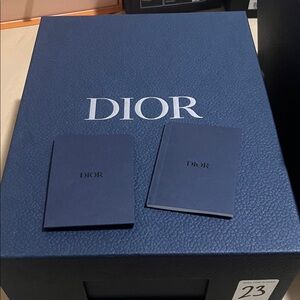 Dior Navy Blue Box with Booklets